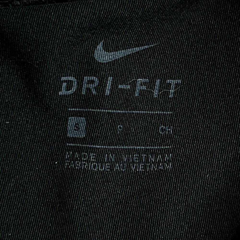 Nike Pro Dri-Fit Girls' Black Cropped Athletic Athleisure Active Leggings Size S - Picture 3 of 4